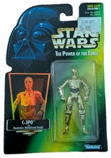 C-3PO Star Wars Power of the Force PoTF2 Green Card A New Hope 1997 droid figure
