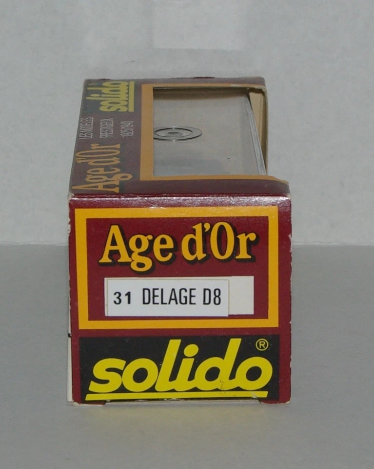 Delage D8 120 Cabriolet Fermé 1939 SOLIDO 1/43e - Photo 4/4