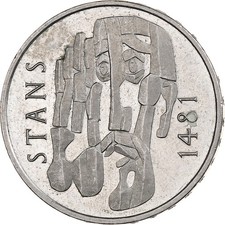 [#134670] Switzerland, 5 Francs, Treaty of Stans, 1981, Bern, Copper-nickel, AU