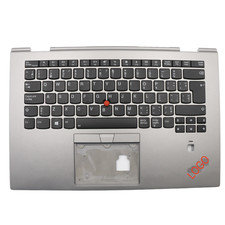 Lenovo ThinkPad X1 Yoga 3rd Palmrest Cover with Backlit Keyboard 01LX952 Silver