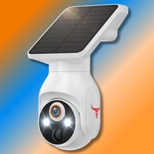 1080p Security Camera Wireless with Solar Panel, Smart AI Human Detection, 2-