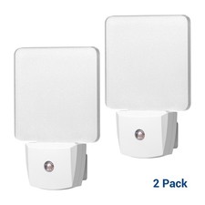 DEWENWILS 2 Pack Night Light with Light Sensor - Daylight White, UL Listed