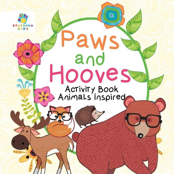 Educando Kids | Paws And Hooves Activity Book Animals Inspired | Taschenbuch-image