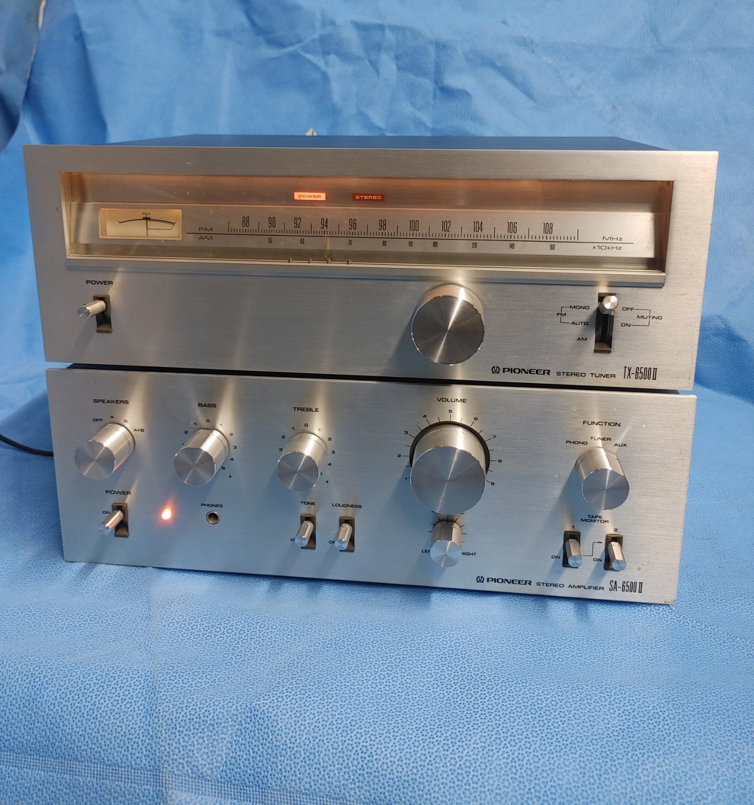 Pioneer SA-6500ii Stereo Amplifier TX-6500ii Tuner Component