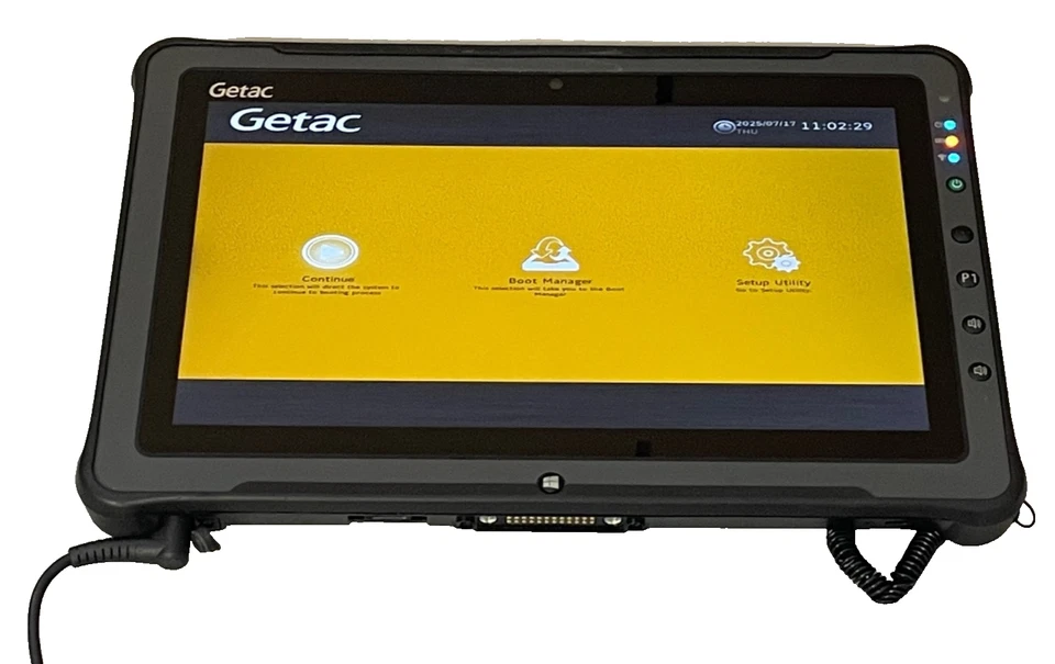 Getac F110 G5 Rugged Tablet Intel i5-8265U 8GB 256GB 1920x1200 W11 A-WARE GX39 - Bild 2 von 3
