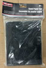 Sand Paper Set 36 Sheets Tool Bench Paint Woodworking Metal 4.5" x 5.5"