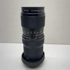 Vintage Vivitar 75-205 mm 1:3.8 Close Focusing Auto Zoom Lens