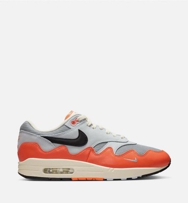 Patta x Nike Air Max 1 (Hyper Crimson/Black-Pure Platinum) 42.5 | Neu OVP  