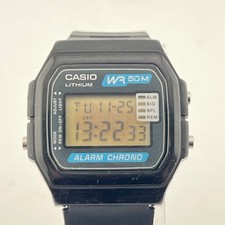 Casio W-84 Alarm Chronograph Digital Watch Module 1073 WORKS BUT BUTTONS STUCK
