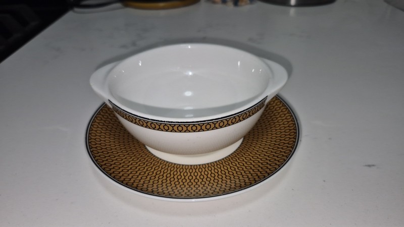 CUNARD  WEDGWOOD MATCHING  BONE CHINA BOWL WITH SAUCER.