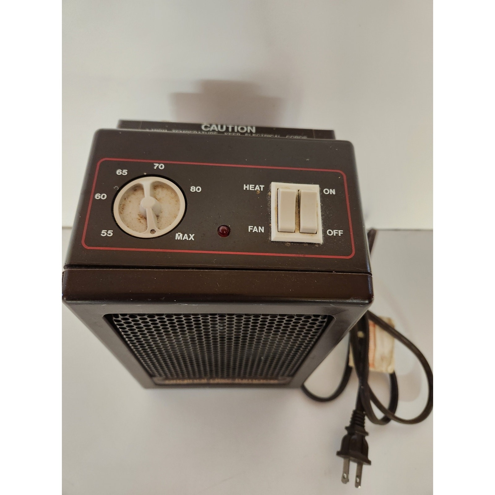 Vintage Pelonis The Original Disc Furnace Ceramic Space Heater Model 1500 IV 