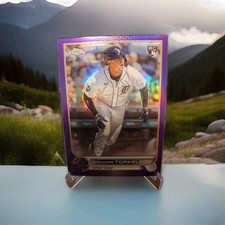 Spencer Torkelson 2022 Topps Chrome Update RC Purple Refractor #USC100 Tigers