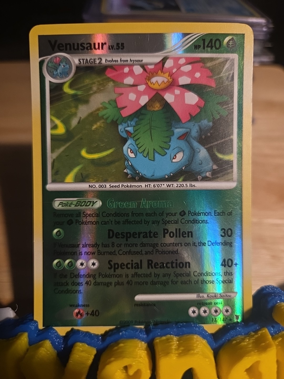 Pokemon Venusaur Reverse Holo Platinum: Supreme Victors Card 13/147 NM Condition