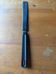 Vintage EKCO USA Black Nylon Icing Spreader Straight Spatula 11.5” Cake Tool