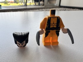 LEGO Marvel Wolverine sh0118 X-Men 76022 Yellow Orange Suit w/ Claws 2014