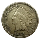 1863 Indian Head Cent 601