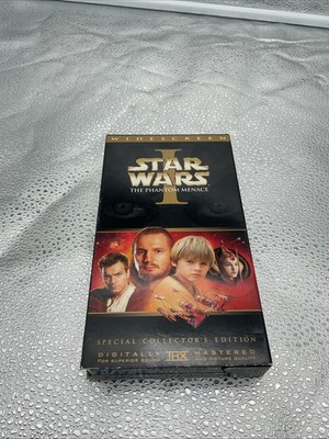 Star Wars Episode I: The Phantom Menace 2000 VHS Widescreen Edition