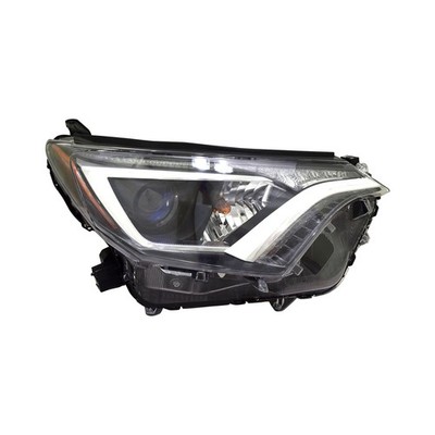 For Toyota RAV4 16-18 TYC Passenger Side Replacement Headlight CAPA Certified