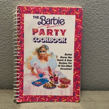 Barbie Party Cookbook by Helene Siegal (1991, Spiral) for sale