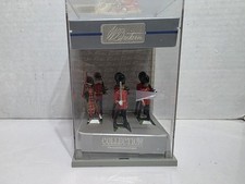6 Piece W Britain Scots Guards Collection Hand Painted Metal Toy Soldiers...