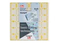 Prym 611475 Omnigrid Universal-Lineal 6 X 6 Inch Mit Lineal Fibel Transparent