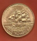 U.S.S. Constitution - Historic Boat Series - 1 Oz Copper  Round #M32