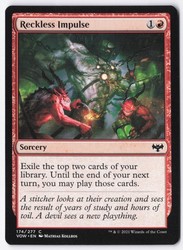 Reckless Impulse - Innistrad: Crimson Vow #174 Common Sorcery