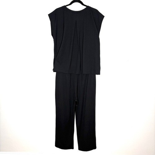 Mono Cabi 1209 Fácil de Llevar Una Pieza Cuadrado Tobillo Elástico Ponte En Negro Talla M - Imagen 6 de 8
