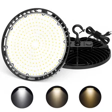 4500K 5000K 5700K UFO LED High Bay Light 150W Warehouse Shop Lighting w/US Plug