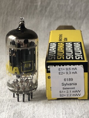 Lampe Mazda NOS 6189 (ECC82 / 12AU7) – Tube Audio Vintage Neuf En Boîte