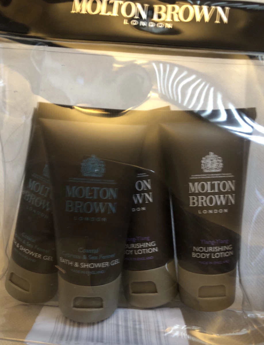 Molton Brown Coastal Cypress & Sea Fennel &Ylang Ylang 4PC Travel 