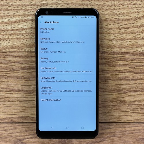 LG Stylo 4 32GB Black T- Mobile Android 4G LTE Smartphone - Afbeelding 12 van 14