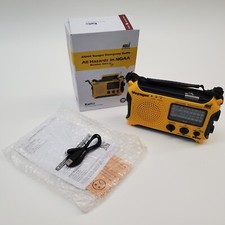 Yellow Kaito KA500 Voyager Solar Crank Battery Survival Radio AM FM Shortwave