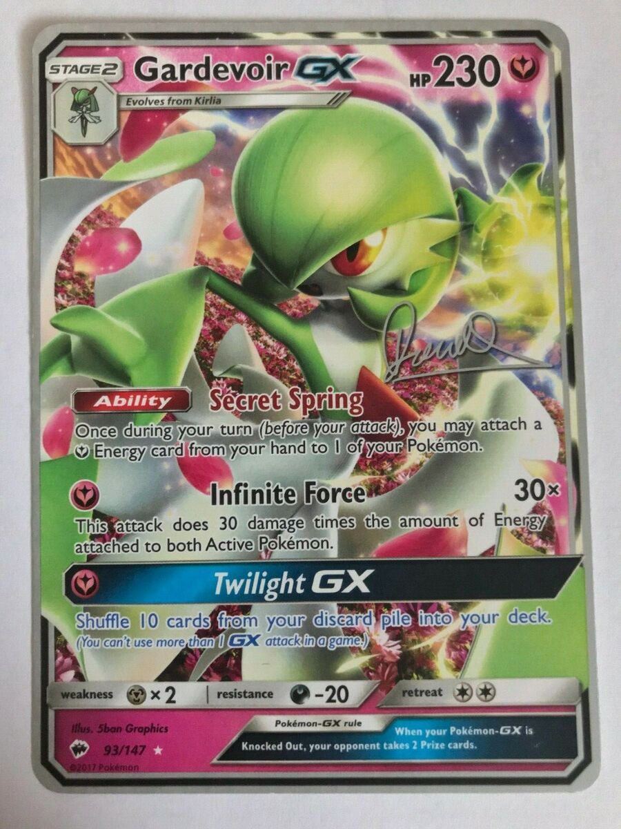 Gardevoir GX Pokemon (2017) Burning Shadows - 93/147 CGC NM/Mint 8.5