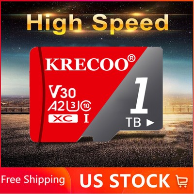 1TB Micro SD SDHC Memory Card 4K Class10 Flash TF Card for Phone Cameras Car Lot