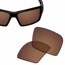 Polarized Replacement Lenses for-OAKLEY Eyepatch 1 2 Sunglasses Brown UVA UVB