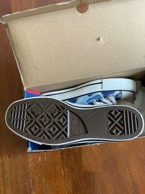 Deadstock- Converse A Bathing Ape x Chuck Taylor All Star Hi blue 
