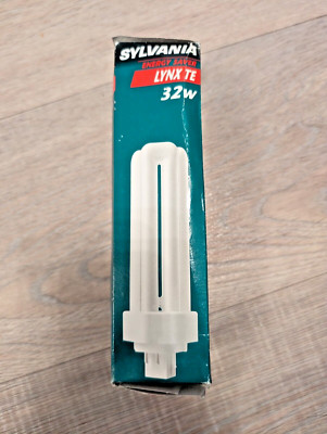 SYLVANIA LYNX-TE 32 WATT 27840 4 PIN PLTE BIAX-TE DULUX-TE 4000K KALTWEISS NEU