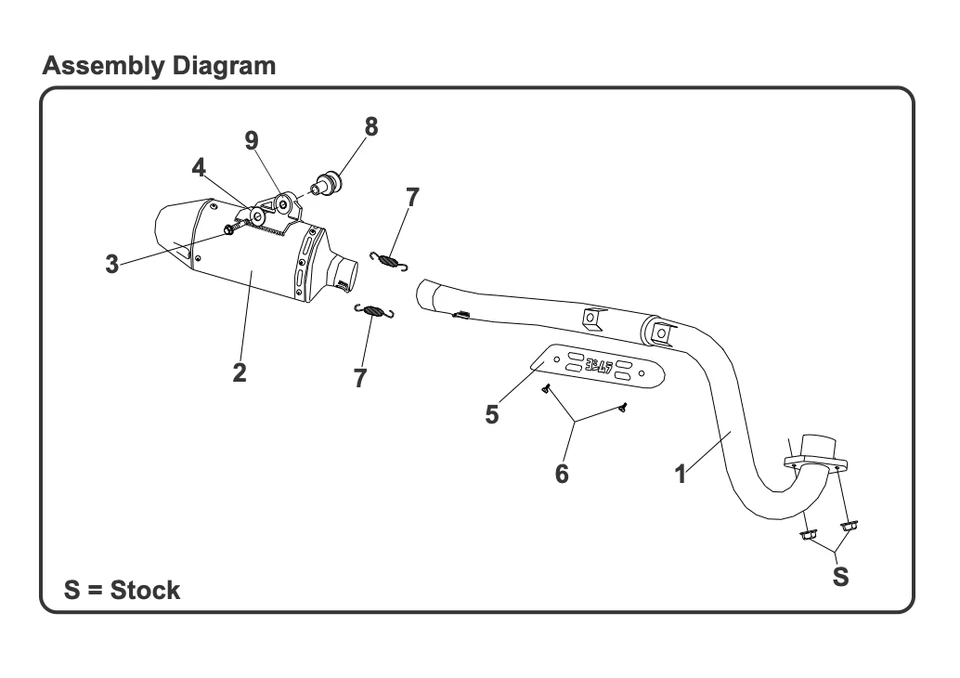 Silenciador de escape de carbono de acero inoxidable Yoshimura Honda CRF50F 04-21 XR50 00-03 RS-2 Foto 4 de 4