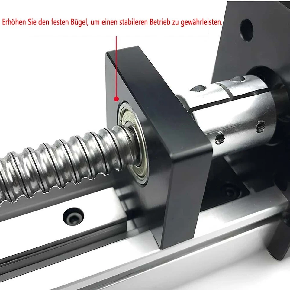 Guide lineari Nema23 tavolo scorrevole 1605 viti filettate a sfera 88,18 libbre per stampa 3D - Immagine 3 di 4