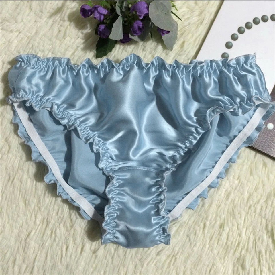 Женские 100% шелковые трусики-бикини со средней посадкой хипстерские трусы нижнее белье оптовые лоты - Изображение 4 из 4