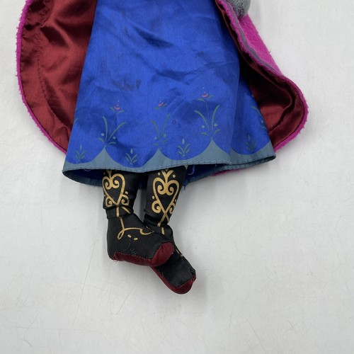 Disney Frozen Princess Plush Bundle X 2 DISNEY STORE ANNA 17” POSHPAWS ELSA 14” - Picture 7 of 17