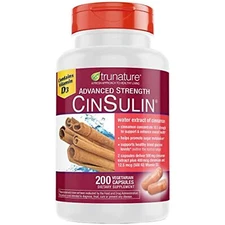TruNature Advanced Strength Cinsulin, Cranberry, 200 Count