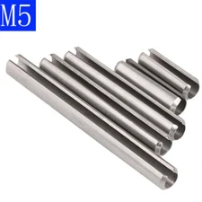 M5 5mm 304 stainless steel Spring Type Straight Pins Slotted Split Dowel Sellock