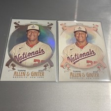 2021 Topps Allen & Ginter JUAN SOTO SP Silver Foil Hot Box Parallel and BASE