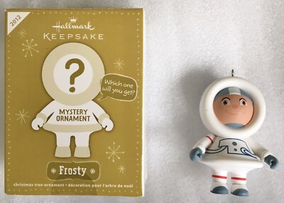 2012 Hallmark Keepsake Mystery Christmas QK5001 Ornament Astronaut Frosty