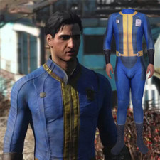 Fallout 4 Vault Cos Jumpsuit Cosplay Stage Bodysuit Costume Adult Kids Halloween