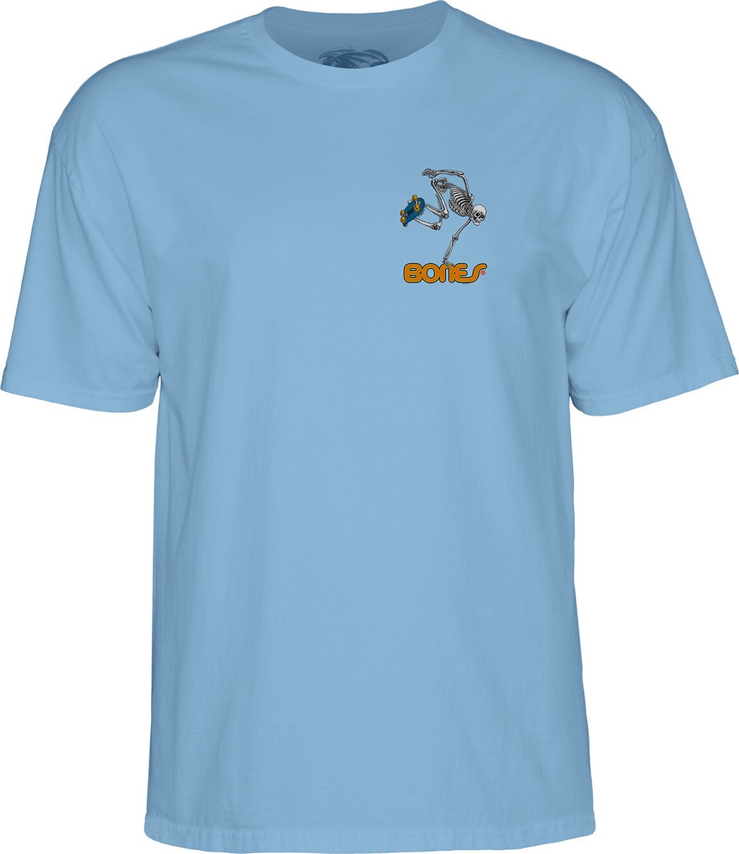 POWELL　BONESＴシャツ Powell Peralta Skateboarding Skeleton T-shirt - Celadon