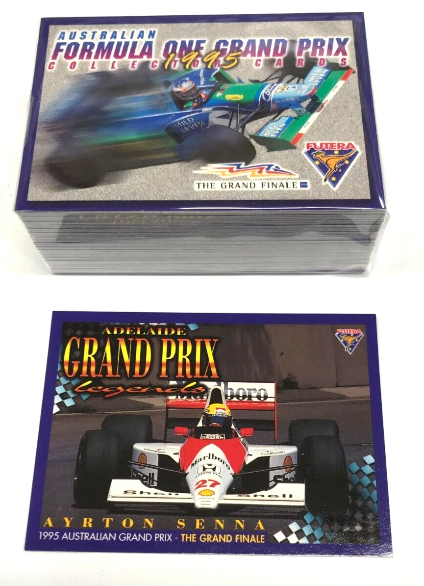 1995 Futera Adelaide Grand Prix Trading Cards Full Base Card Set 