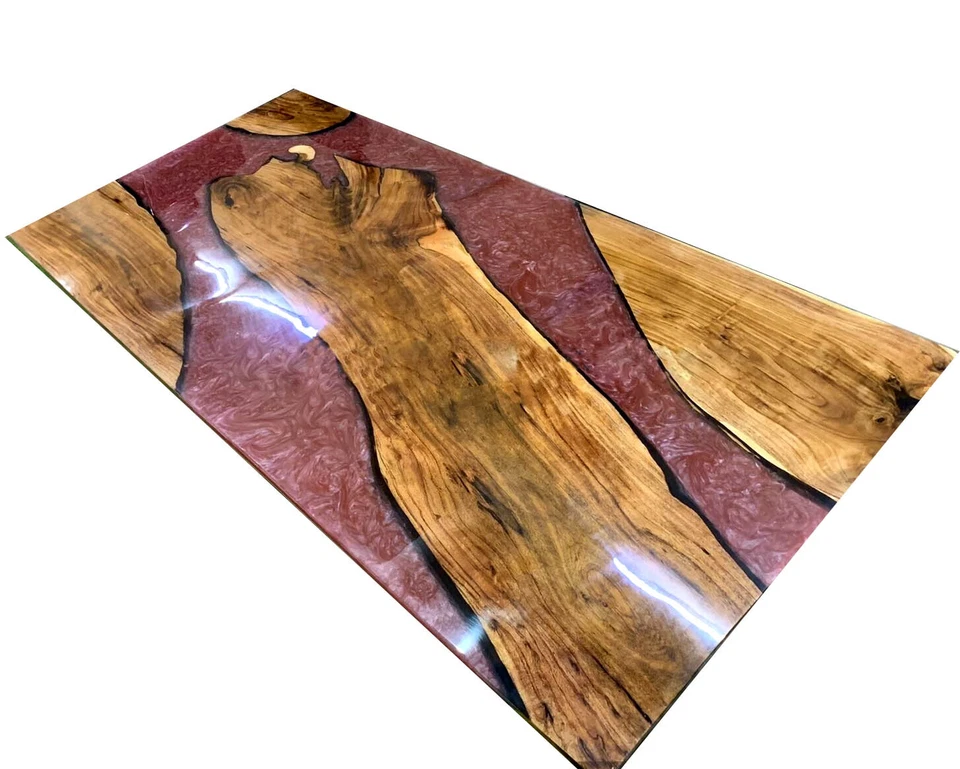 Epoxy Table, Epoxy Coffee Table, Epoxy Dining Table, Live edge Table Epoxy Table - Image 3 of 4